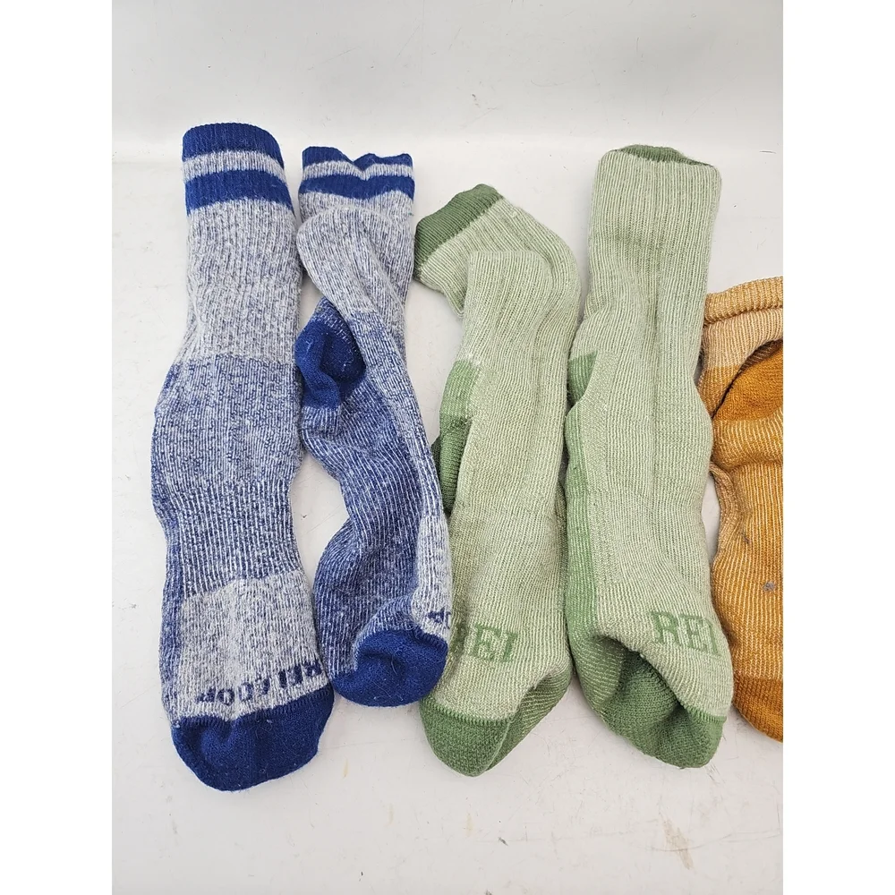 Lot of 4 Pairs REI and Patagonia Hiking Socks